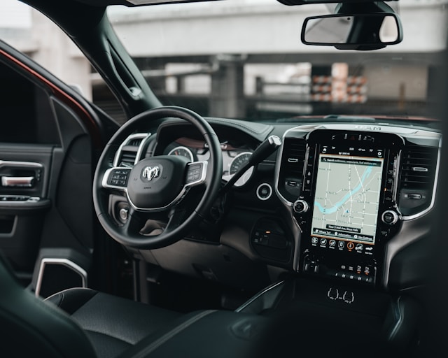 interior of a car